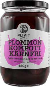 Plommonkompott Kärnfri