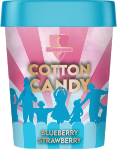 Sockervadd Strawberry/Blueberry