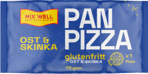 Glutenfri Pan pizza Ost & skinka