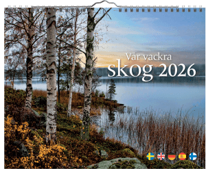 Väggkalender Vår Vackra Skog 2026
