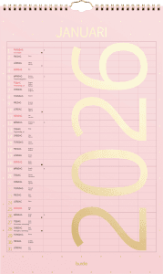 Väggkalender Familj Color 2026