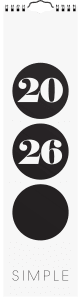 Väggkalender Simple 2026