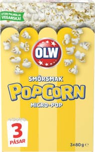Micropopcorn Smör 3-p