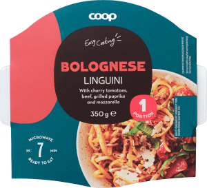 Linguini bolognese