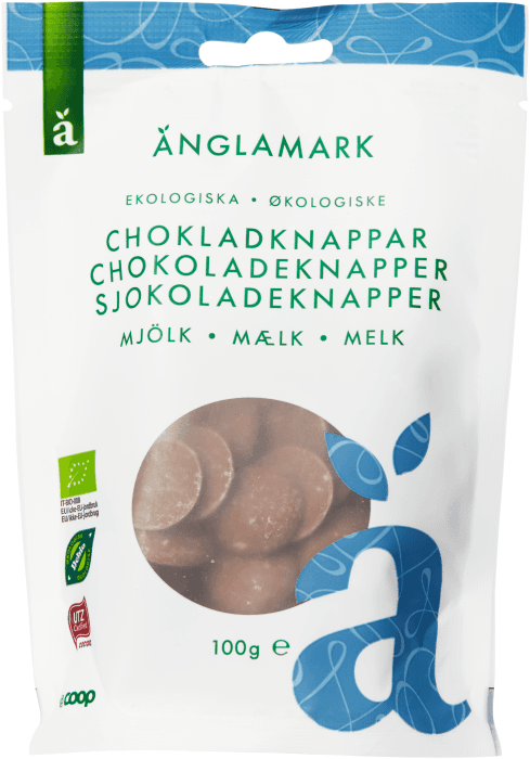 Chokladknappar Ljus Eko
