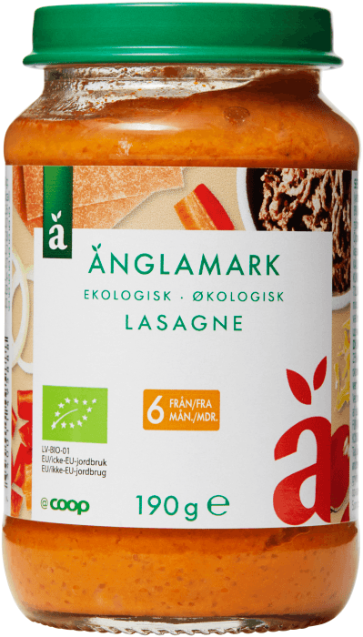 Barnmat Lasagne 6 mån Eko