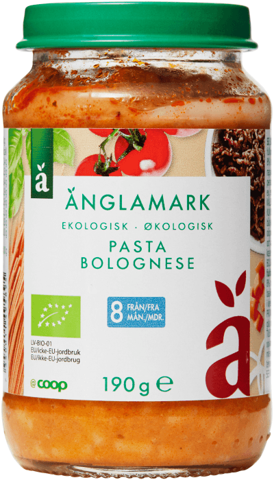 Barnmat Pasta Bolognese 8 mån Eko