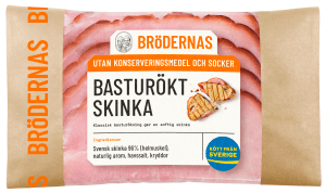 Basturökt Skinka Skivad