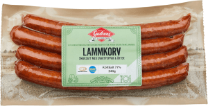 Lammkorv Alspånsrökt
