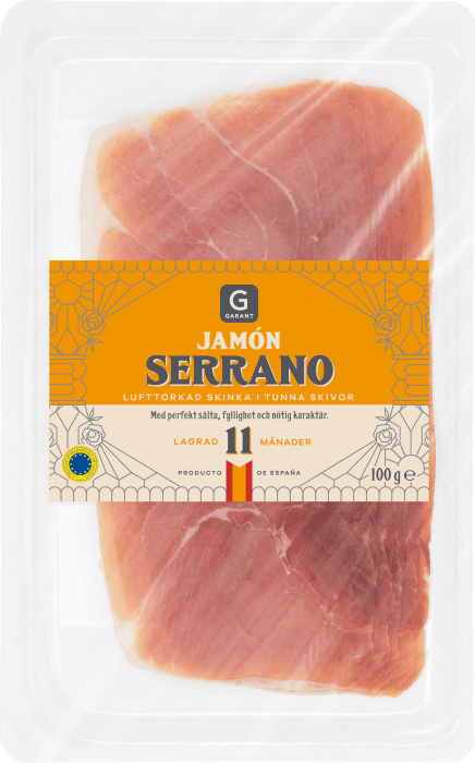 Jamón Serrano Skivad 11 mån