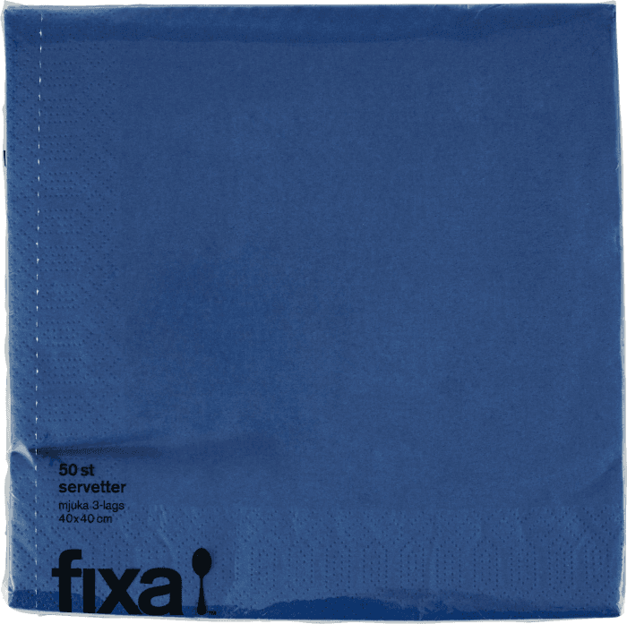 Servett M Blå 40cm