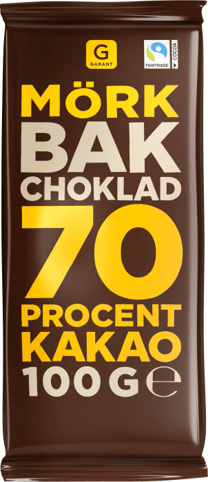 Bakchoklad Mörk 70%