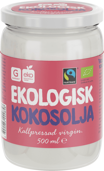 Kokosolja Kallpressad EKO