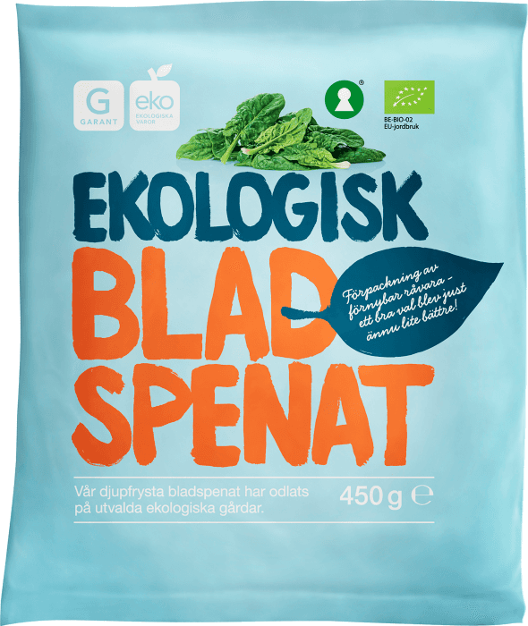 Bladspenat EKO Fryst