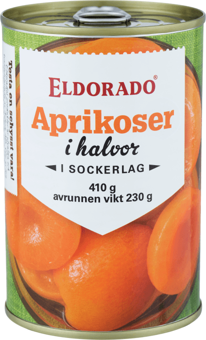 Aprikoser Konserverad