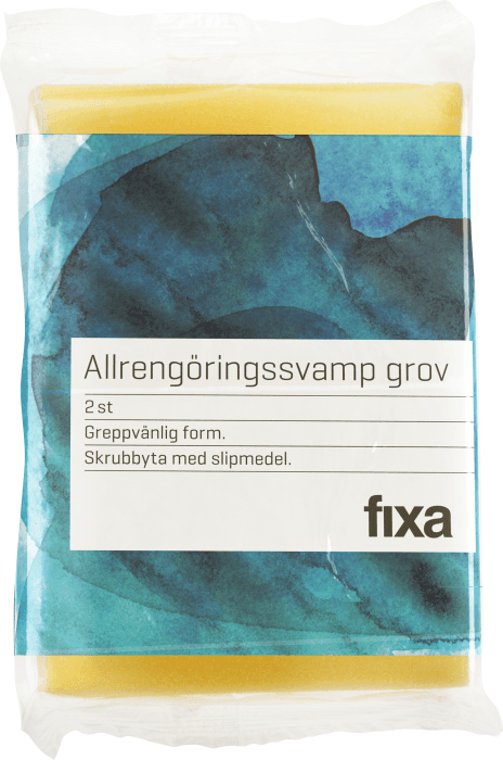 Allrengöringssvamp Grov 2-p