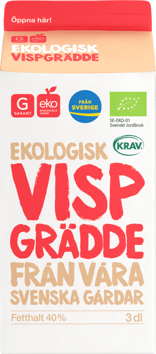 Vispgrädde 40% EKO