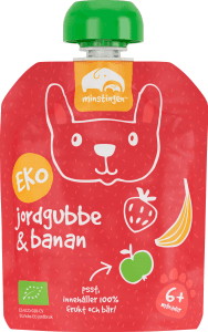 Klämmis Jordgubbe & Banan 6 mån Eko