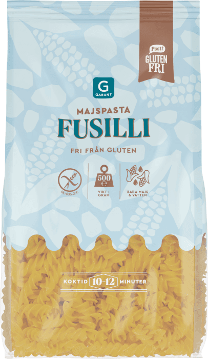Majspasta Fusilli Glutenfri