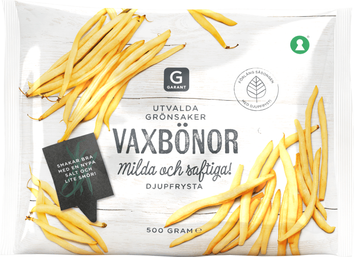 Vaxbönor Frysta