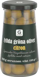 Gröna Oliver med Citron