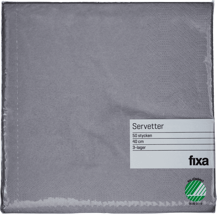 Servett Granitgrå 40cm