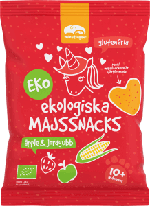 Majssnacks Äpple & Jordgubb 10 mån Eko