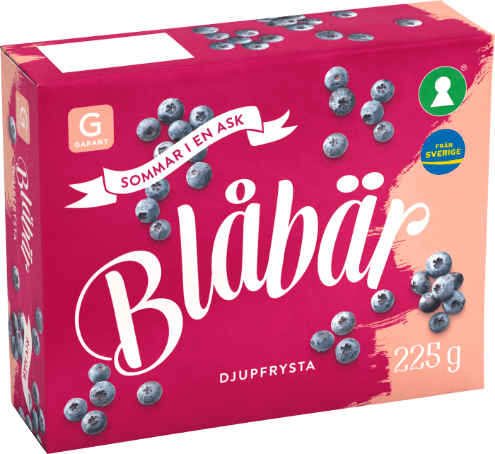 Blåbär Frysta