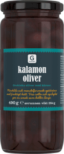 Kalamata Oliver med Kärnor