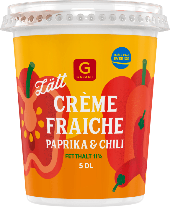 Creme Fraiche Paprika & chili 11%