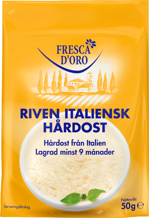 Hårdost Italiensk Riven 9månader