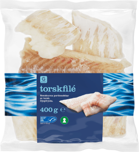 Torskfilé Portionbitar Frysta