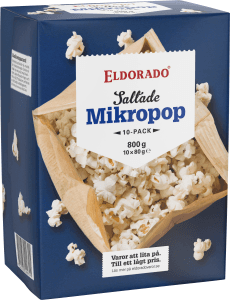 Micropopcorn Saltade 10x80g