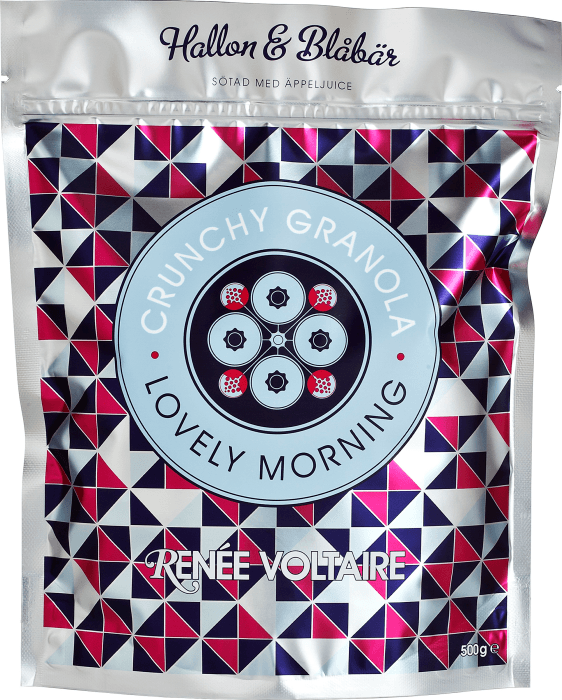 Crunchy Granola Hallon & Blåbär