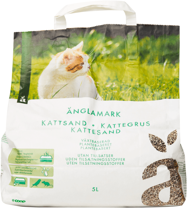 Kattsand Växtbaserad
