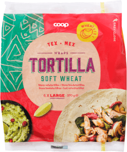 Vetetortillas stora 6-pack