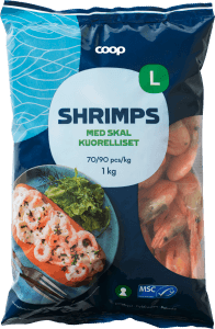 Räkor med skal L