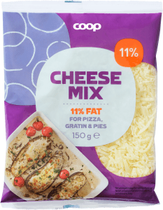 Riven ost Cheese mix