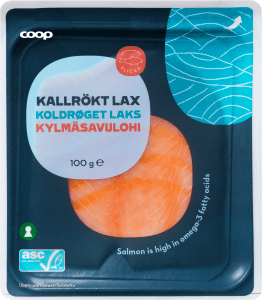 Lax Kallrökt Skivad