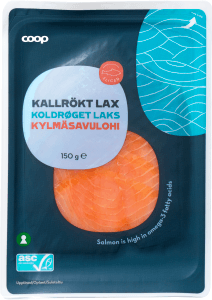 Lax Kallrökt Skivad