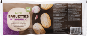 Baguetter Mini Vitlök 6-pack
