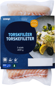 Torskfiléer 3-pack
