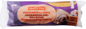 Glutenfri Jordgubbsrulltårta