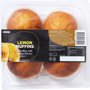 Citronmuffins 4-pack