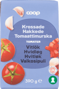 Krossade tomater Vitlök