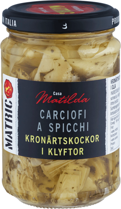 Kronärtskockor i Klyftor Örtmarinerade