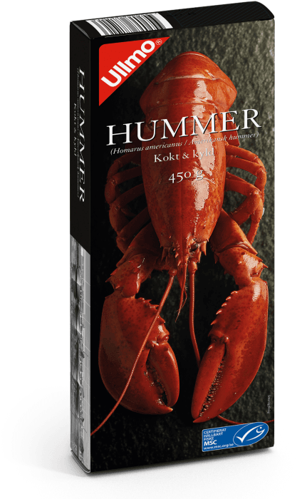 Hummer Kokt Färsk