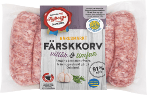 Färskkorv Vitlök & timjan