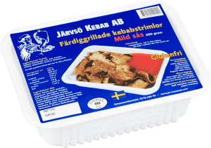 Färdiggrillad kebab med mild sås