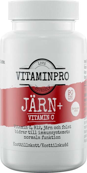 Järn+vitamin C Tablett